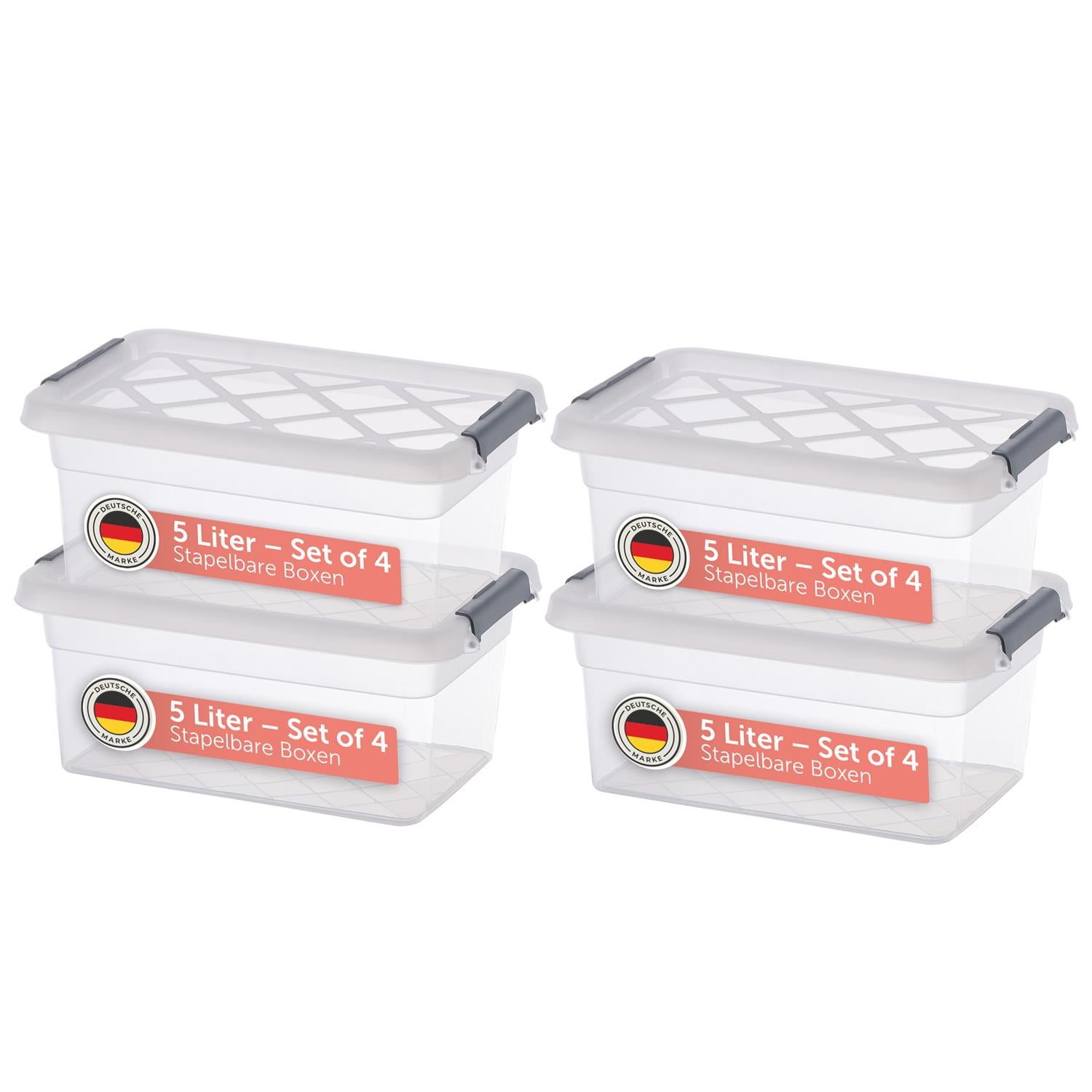 AUFBEWAHRUNGSBOX Magni mit Verschlussclips