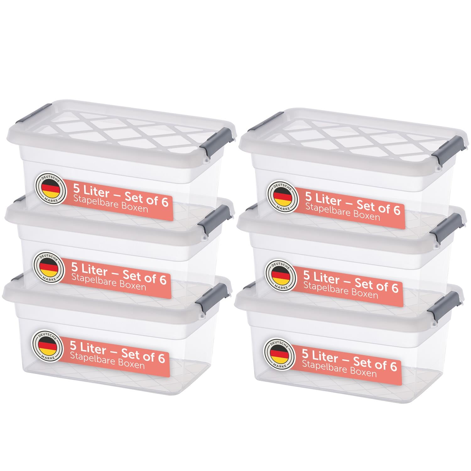 AUFBEWAHRUNGSBOX Magni mit Verschlussclips