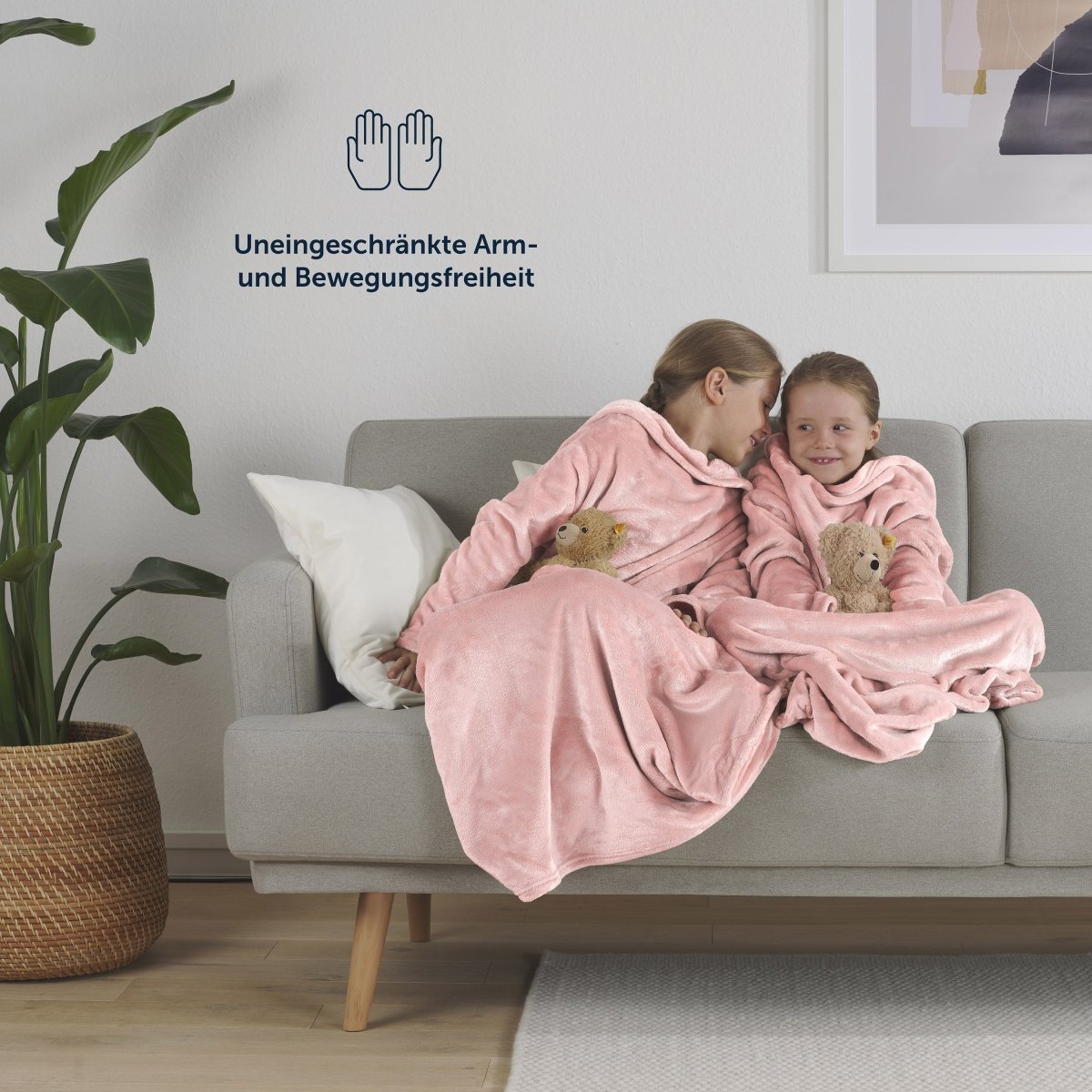 Ärmeldecke Kinder 90x105cm - OEKO-TEX zertifiziert-