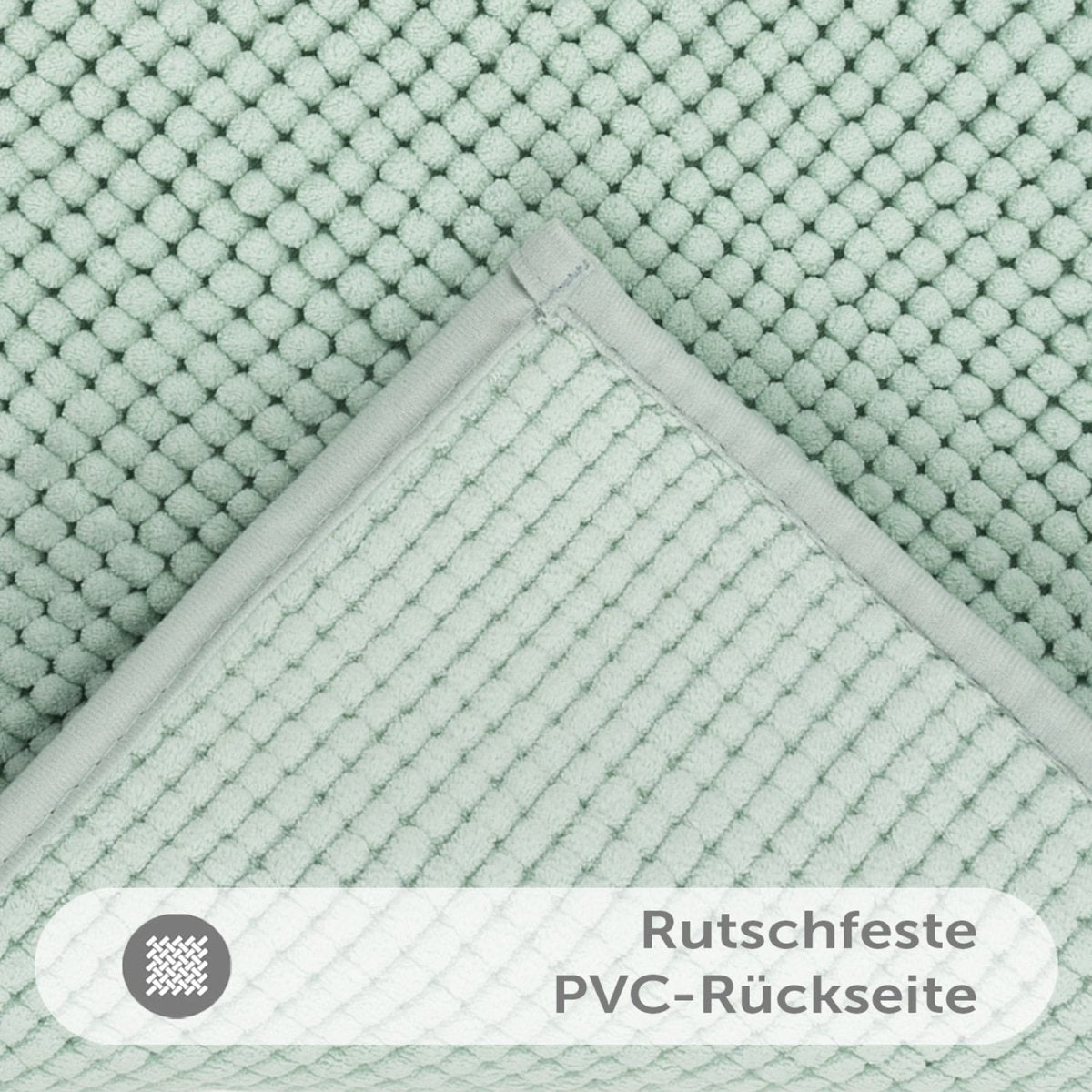 BADEMATTE Chenille rutschfest -