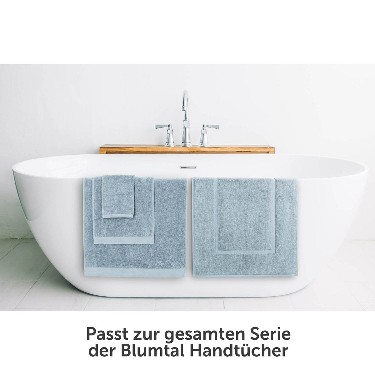 Badvorleger Terry 50x80 cm im 2er Set - 100% Baumwolle-