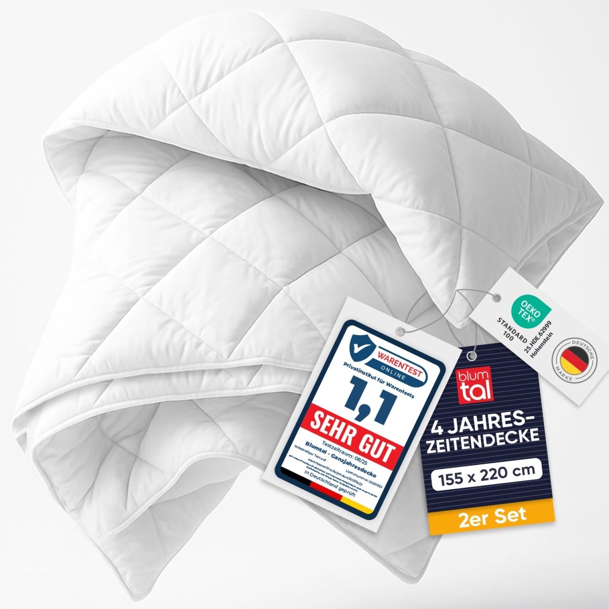 Blumtal BETTDECKEN - 100% Mikrofaser, atmungsaktiv & weich-