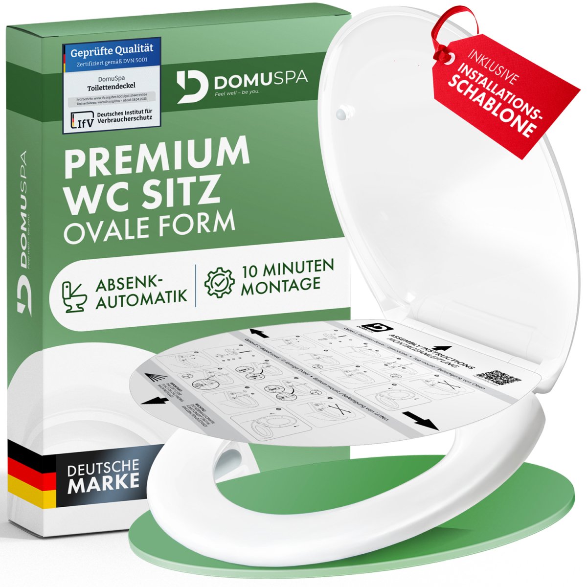 DomuSPA TOILETTENDECKEL Brimnes mit Absenkautomatik -