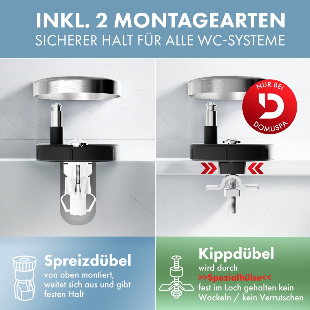 DomuSPA TOILETTENDECKEL Brimnes mit Absenkautomatik -