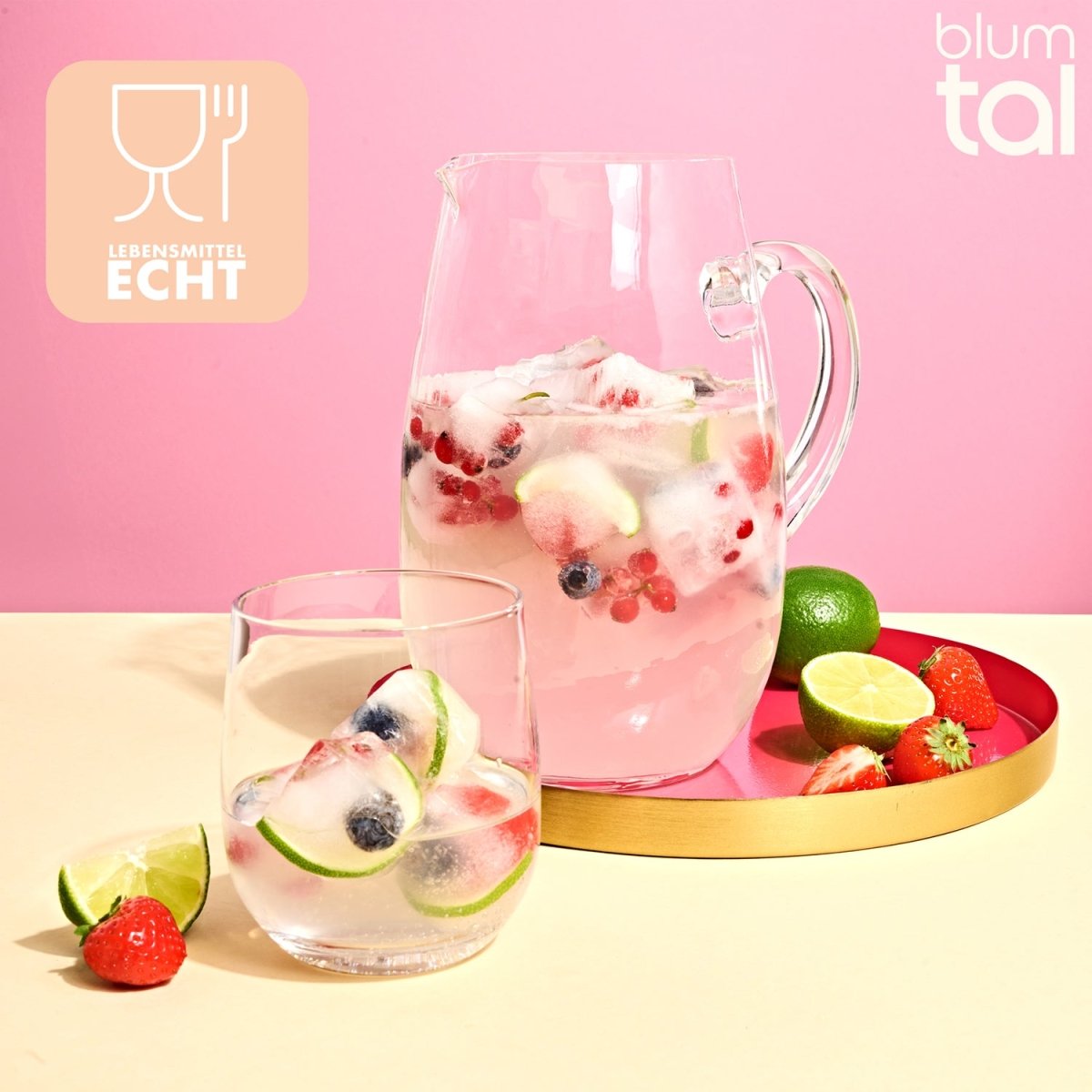 EISWÜRFELFORMEN SILIKON mit Deckel - 3er Set -