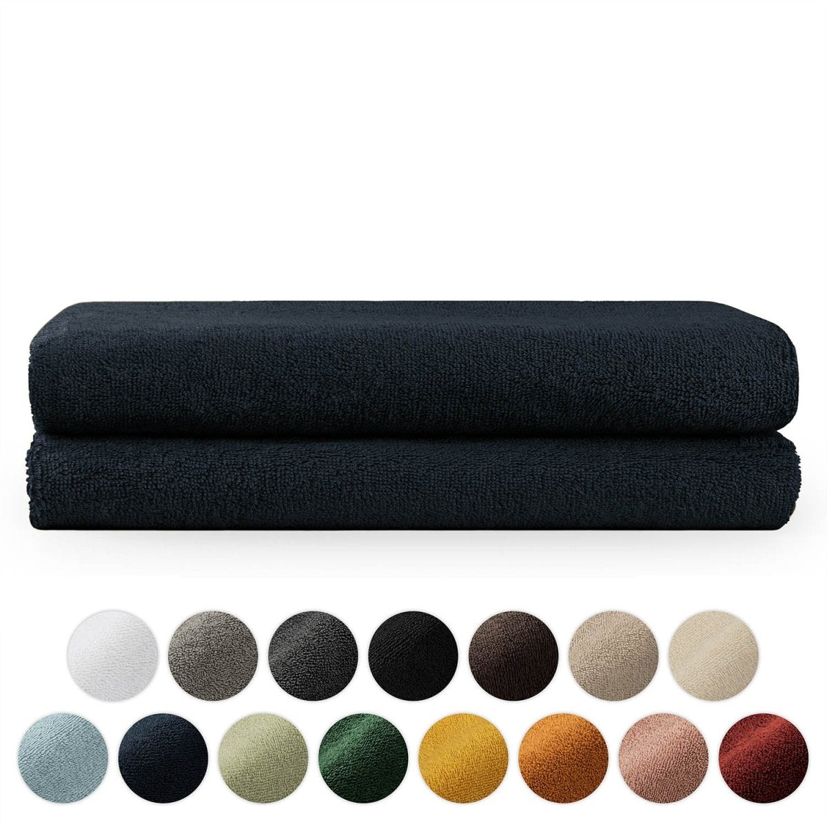 FROTTEE - BADETUCH Set – 2 Stück (70x140cm) -