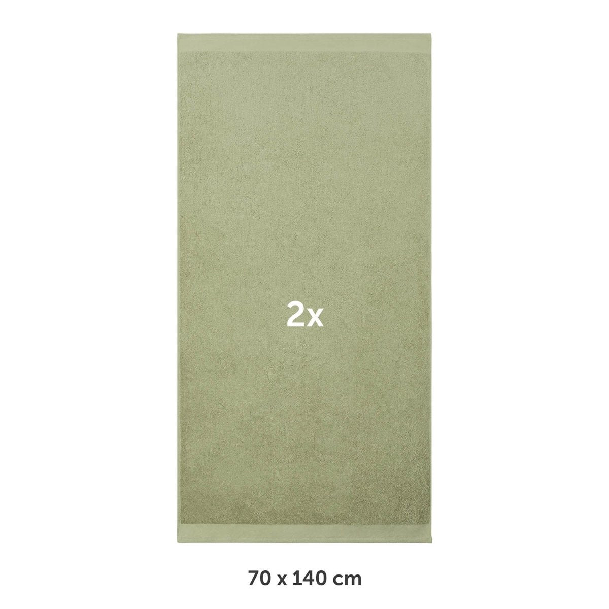 FROTTEE - BADETUCH Set – 2 Stück (70x140cm) -