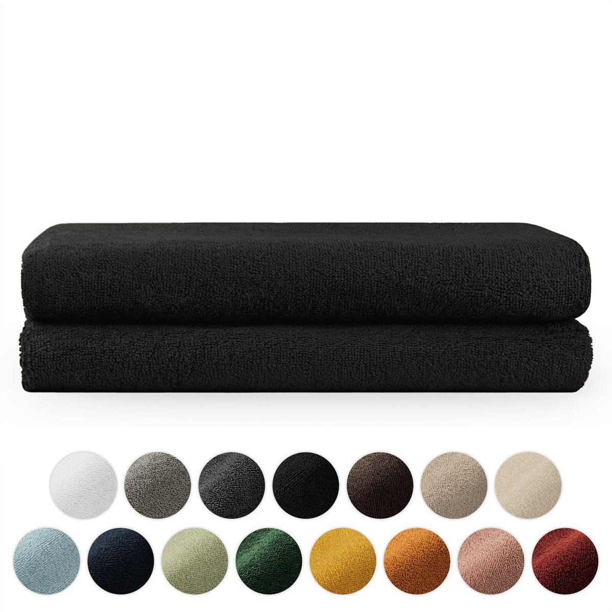 FROTTEE - BADETUCH Set – 2 Stück (70x140cm) -