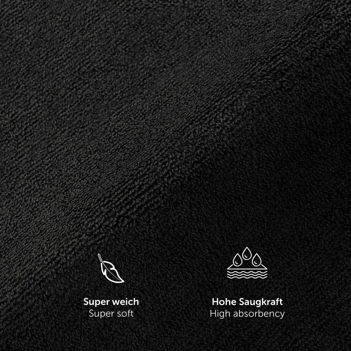 FROTTEE - SAUNATUCH Set – 2 Stück (80x200cm) -