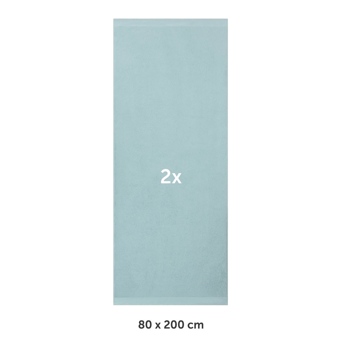 FROTTEE - SAUNATUCH Set – 2 Stück (80x200cm) -