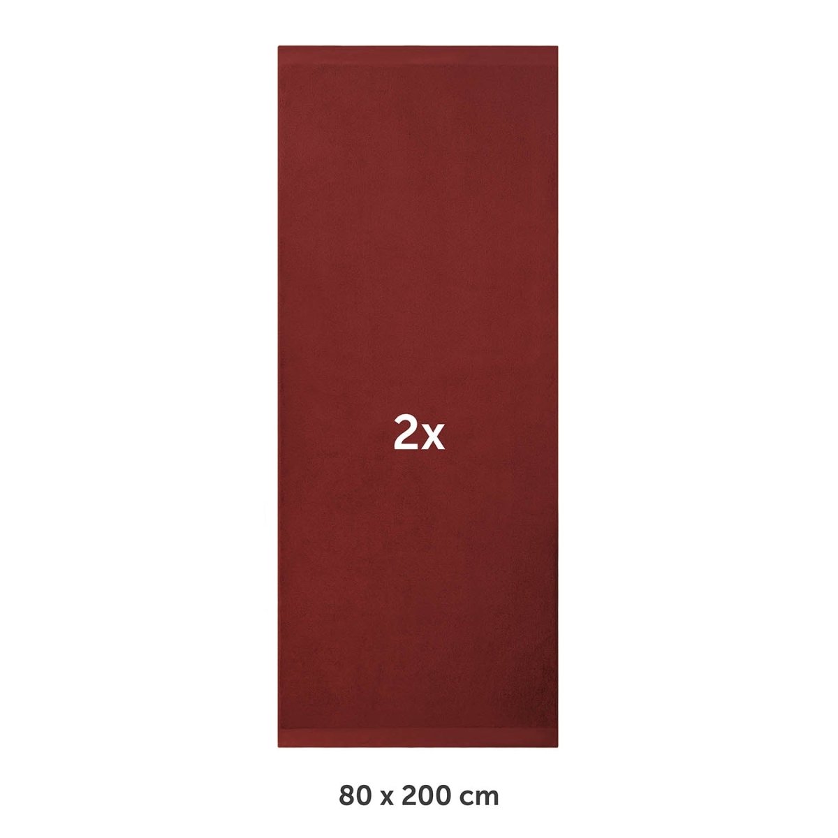 FROTTEE - SAUNATUCH Set – 2 Stück (80x200cm) -