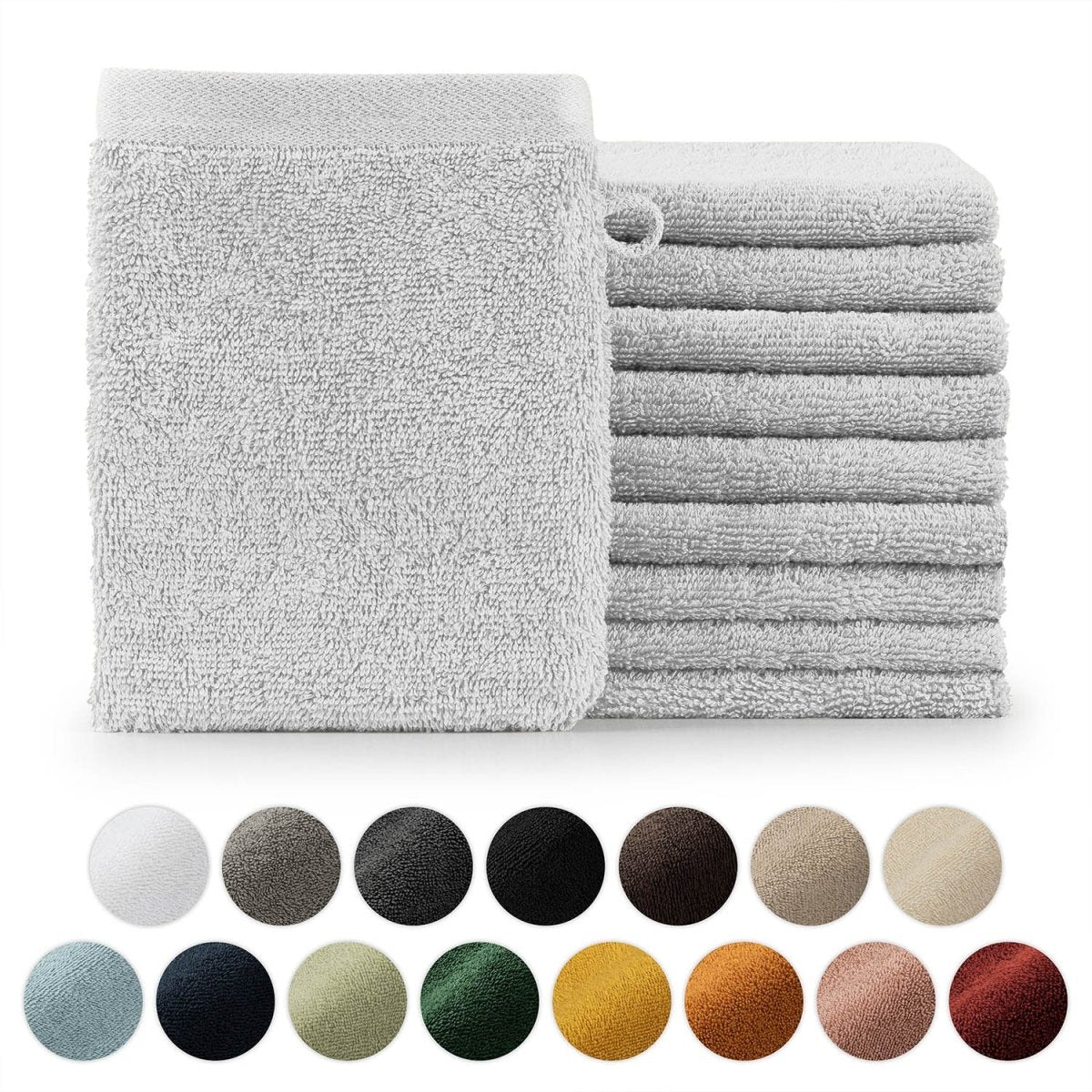 FROTTEE - WASCHLAPPEN Set – 10 Stück -