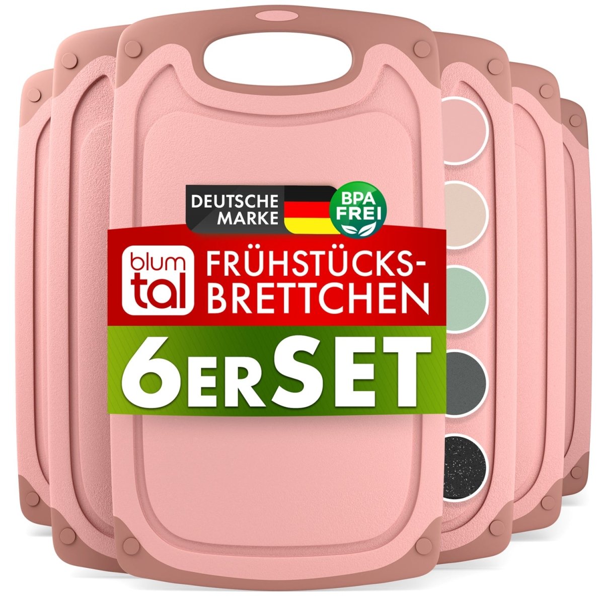 FRÜHSTÜCKSBRETTCHEN 25x15cm aus Kunststoff -