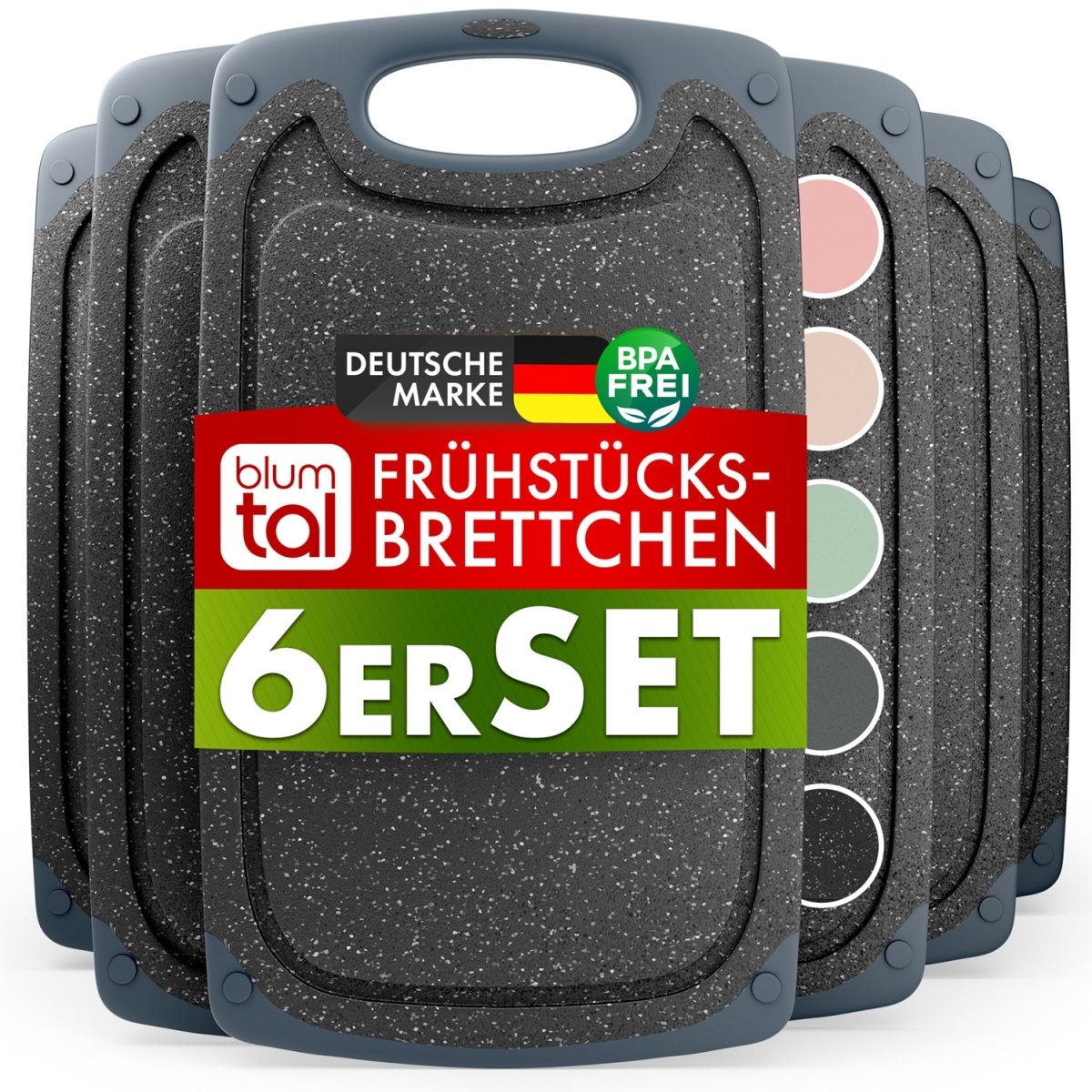 FRÜHSTÜCKSBRETTCHEN 25x15cm aus Kunststoff -