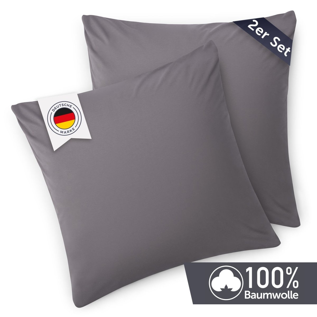 KISSENBEZUG Agneta - im 2er Set - Oeko - Tex Zertifiziert -