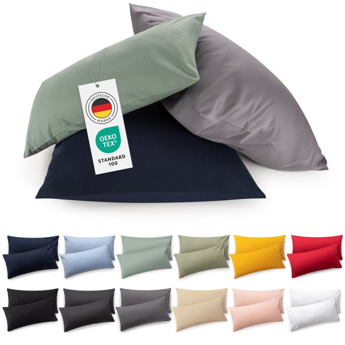 KISSENBEZUG Agneta - im 2er Set - Oeko - Tex Zertifiziert -