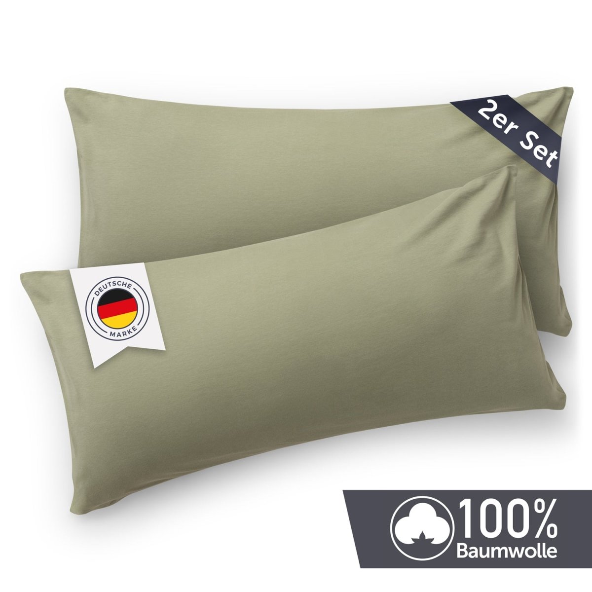 KISSENBEZUG Agneta - im 2er Set - Oeko - Tex Zertifiziert -