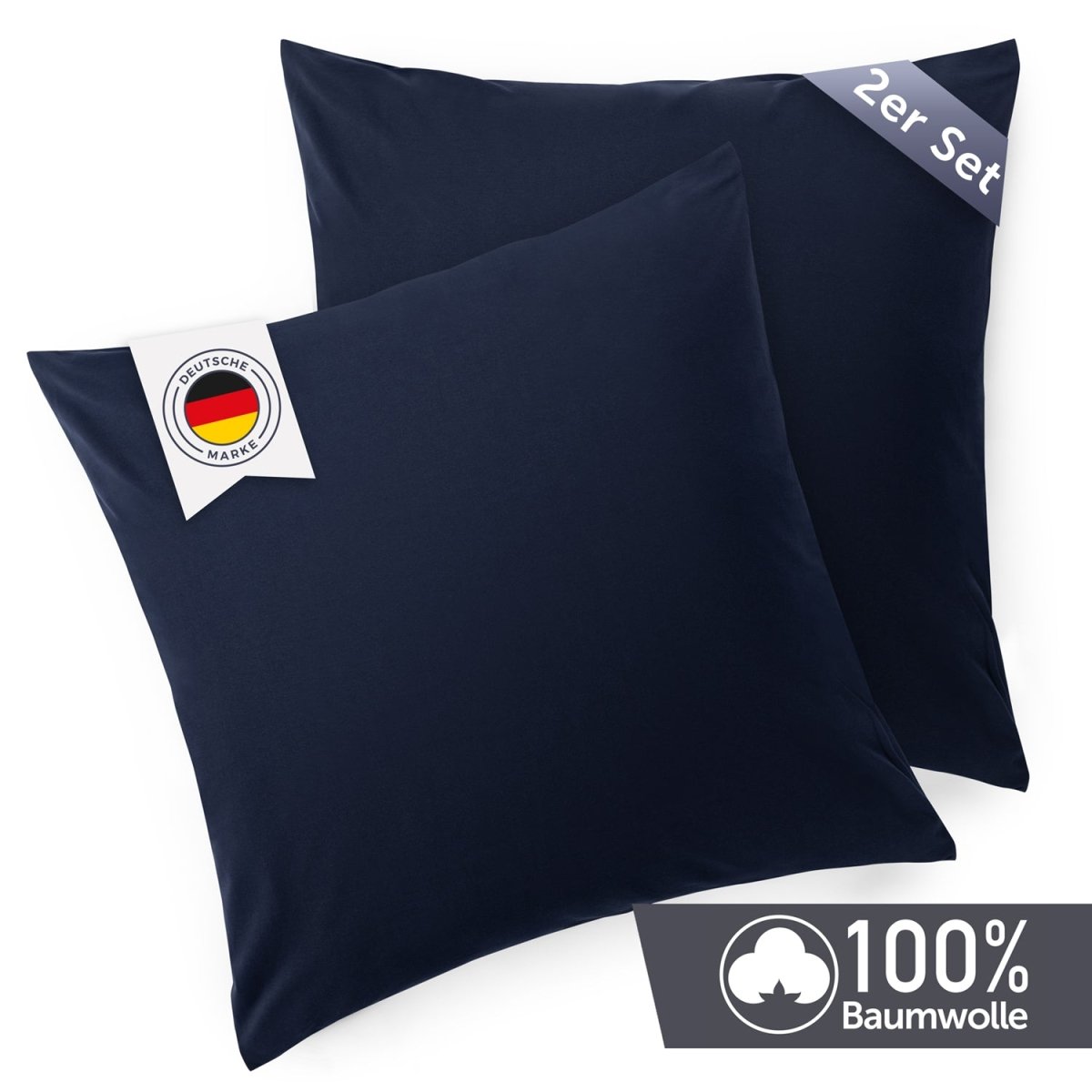 KISSENBEZUG Agneta - im 2er Set - Oeko - Tex Zertifiziert -