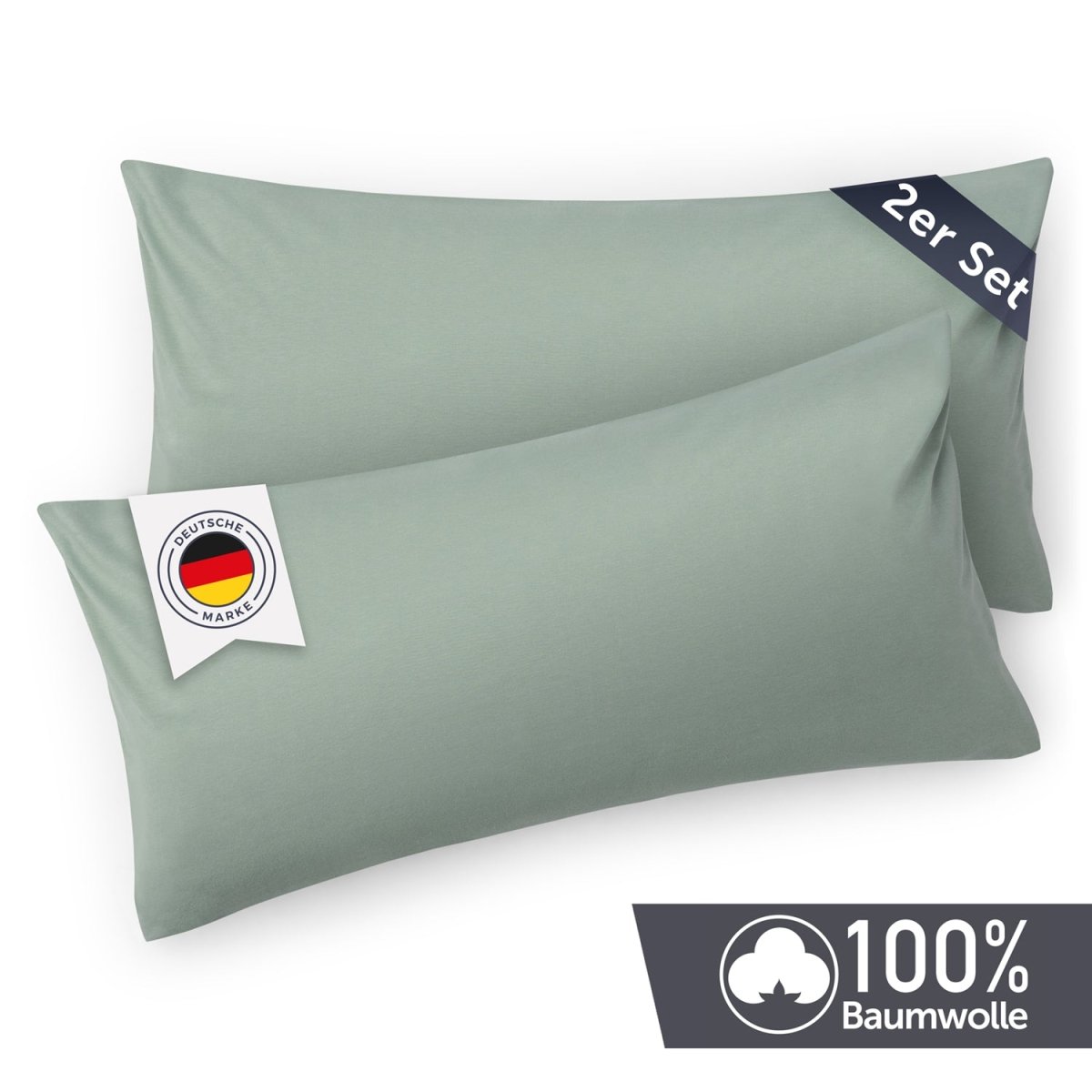 KISSENBEZUG Agneta - im 2er Set - Oeko - Tex Zertifiziert -