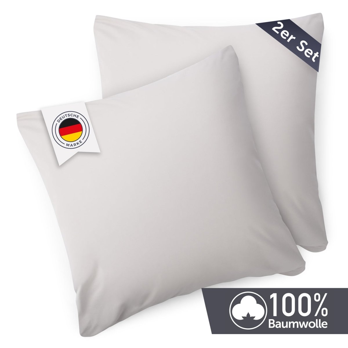 KISSENBEZUG Agneta - im 2er Set - Oeko - Tex Zertifiziert -