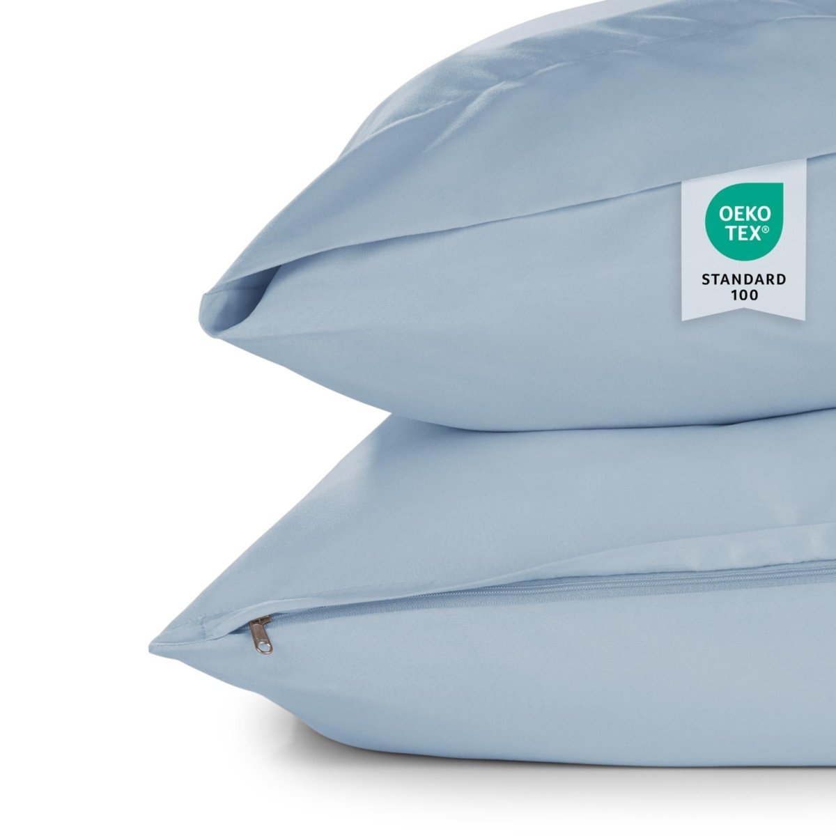 KISSENBEZUG aus Mikrofaser mit Flap -