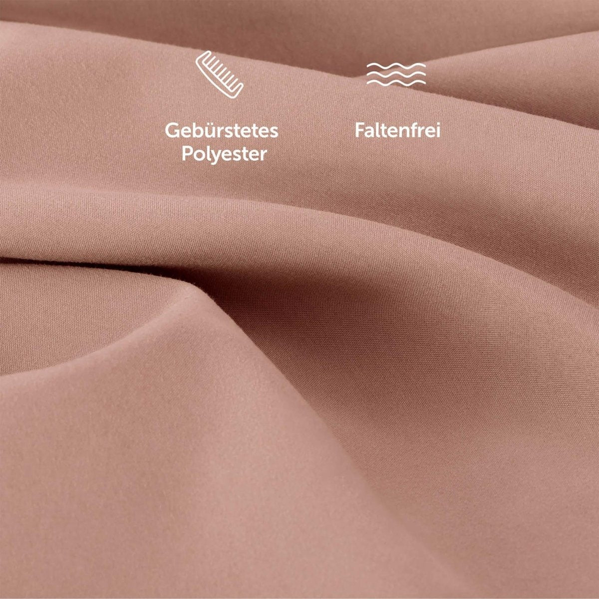 KISSENBEZUG aus Mikrofaser mit Flap -