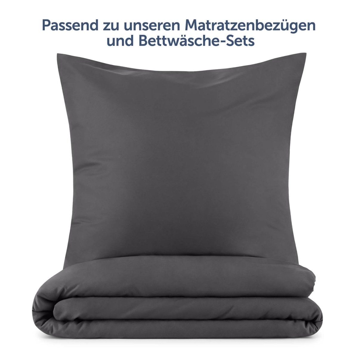 KISSENBEZUG aus Mikrofaser mit Flap -