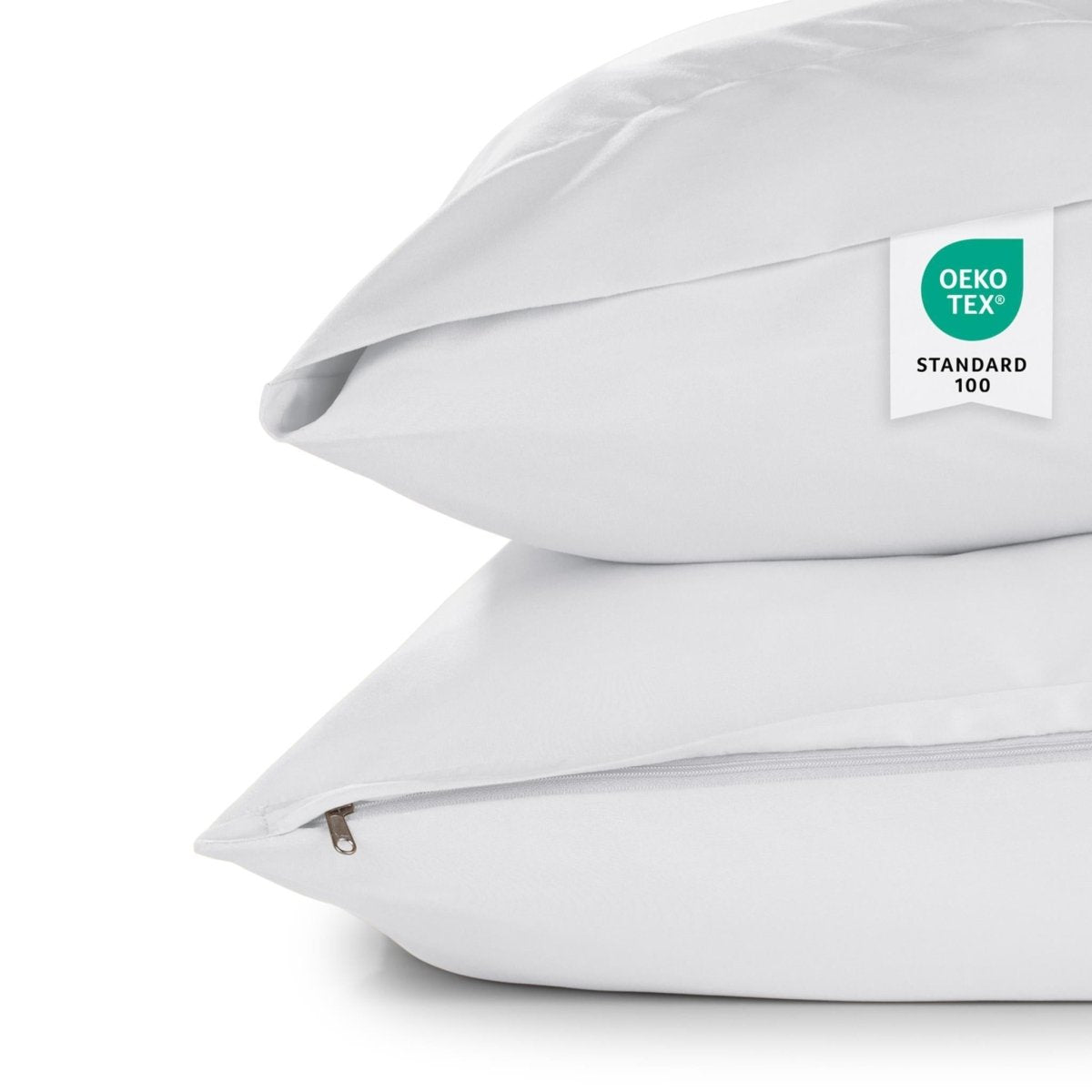 KISSENBEZUG aus Mikrofaser mit Flap -