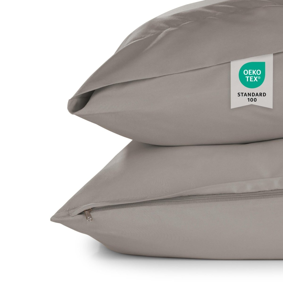 KISSENBEZUG aus Mikrofaser mit Zipper -