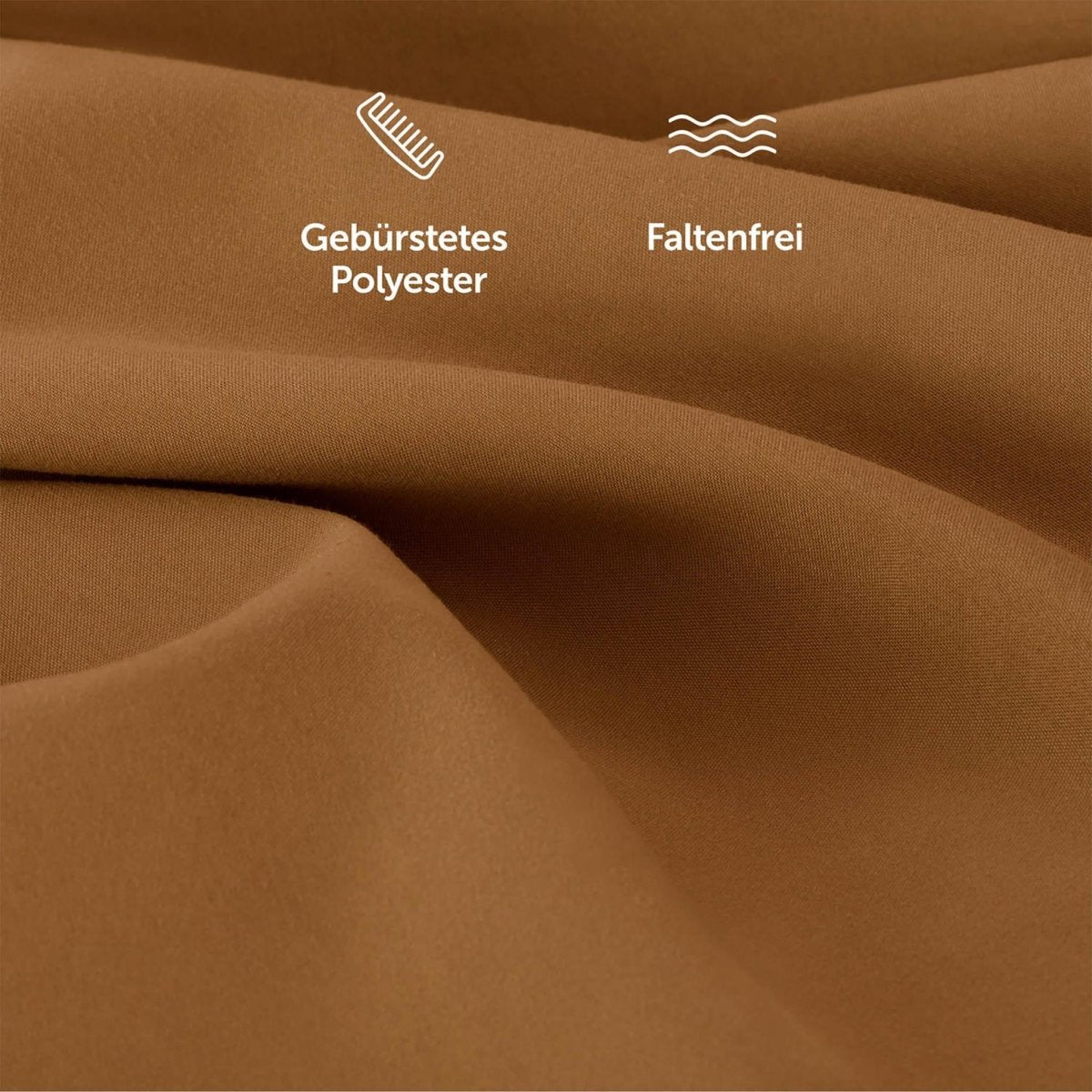 KISSENBEZUG aus Mikrofaser mit Zipper -