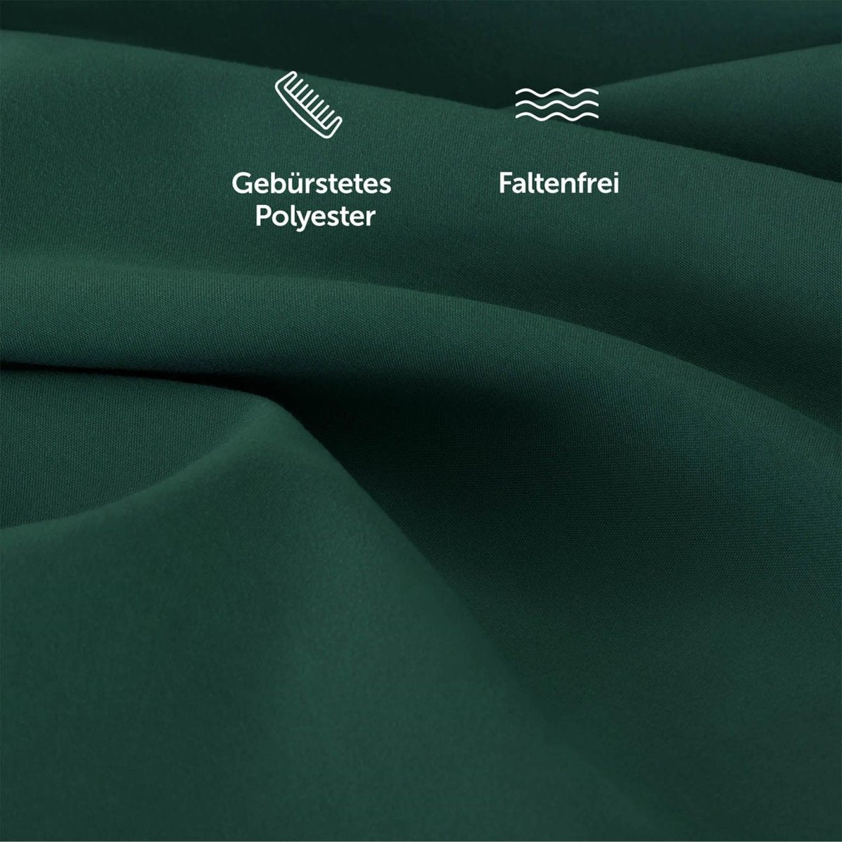 KISSENBEZUG aus Mikrofaser mit Zipper -