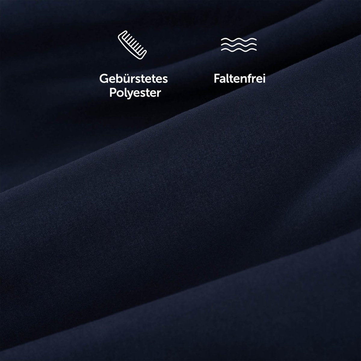 KISSENBEZUG aus Mikrofaser mit Zipper -