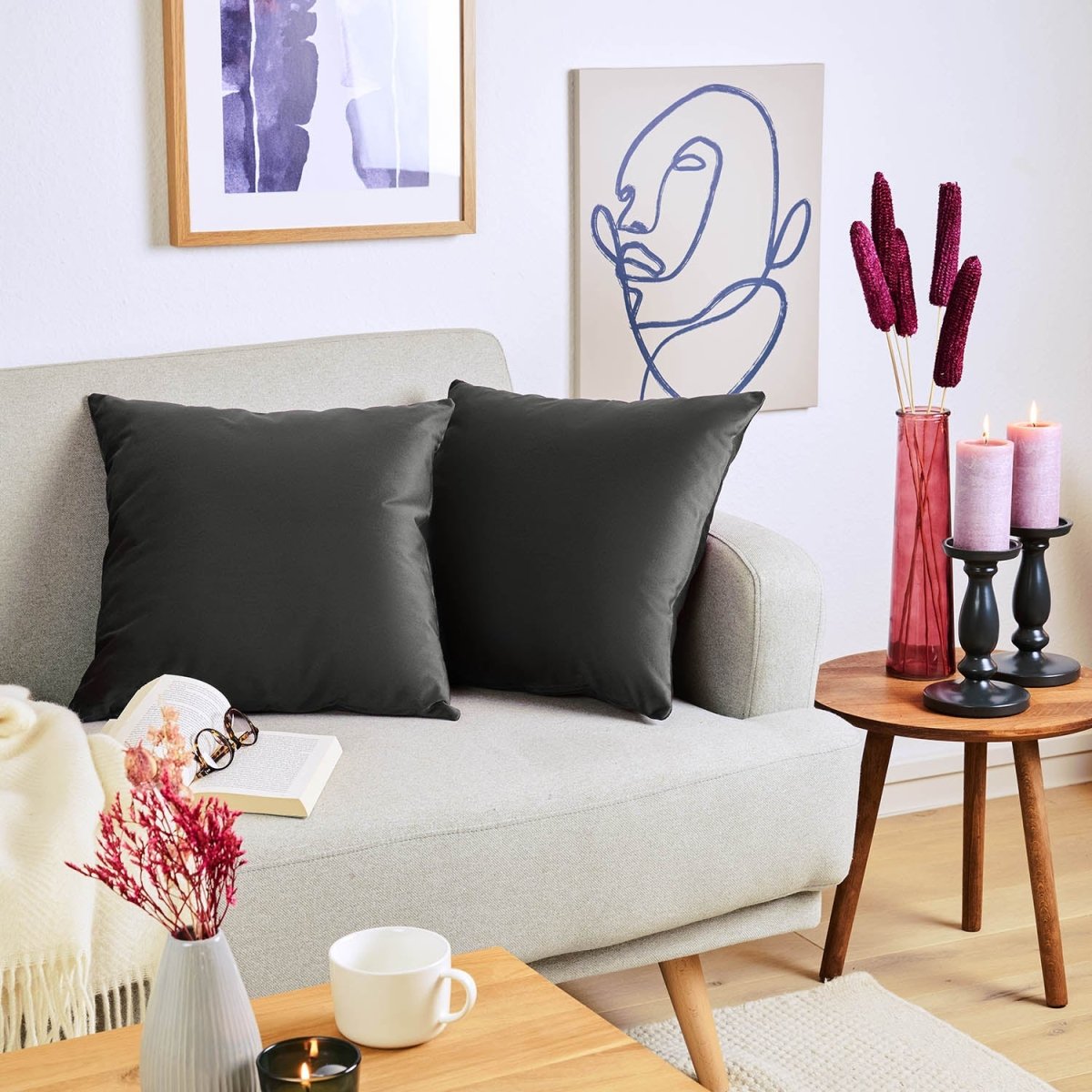 KISSENBEZUG - aus Samt, 2er Set -