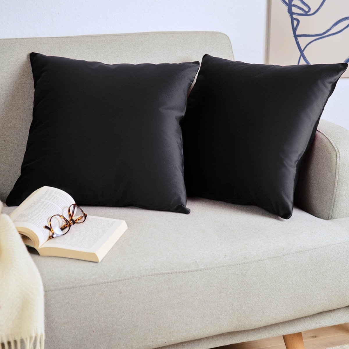 KISSENBEZUG - aus Samt, 2er Set -