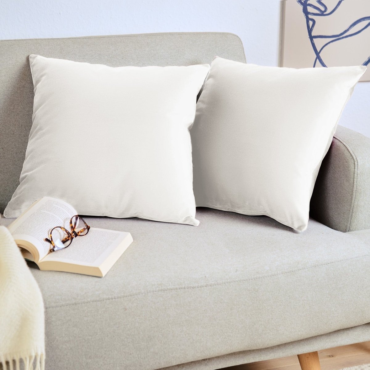 KISSENBEZUG - aus Samt, 2er Set -