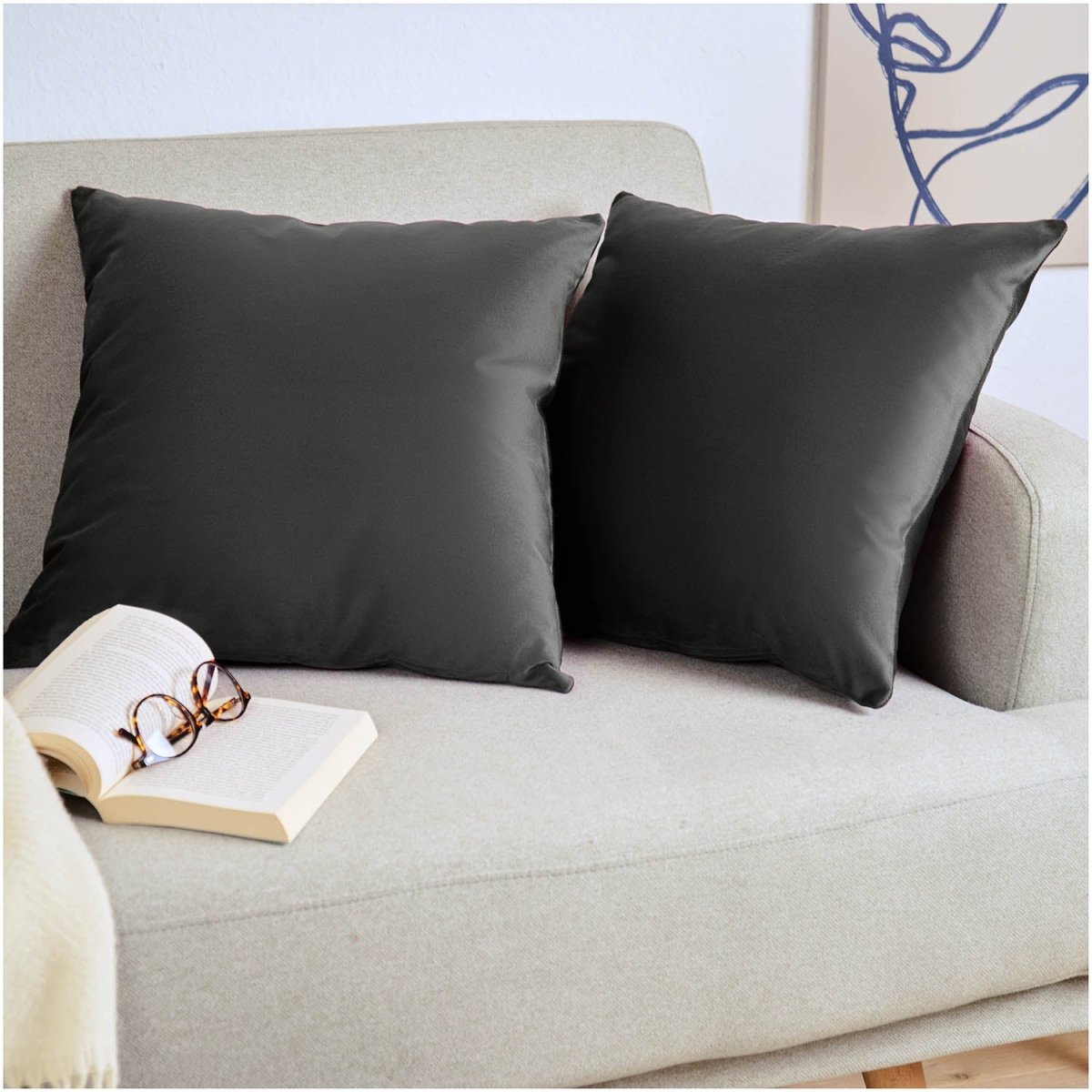 KISSENBEZUG - aus Samt, 2er Set -