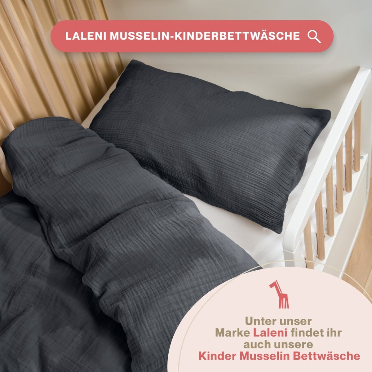 KISSENBEZUG Njord Musselin -