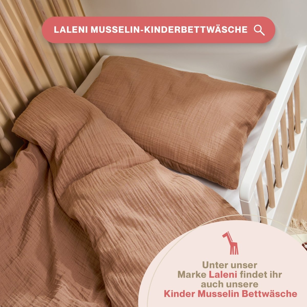 KISSENBEZUG Njord Musselin -