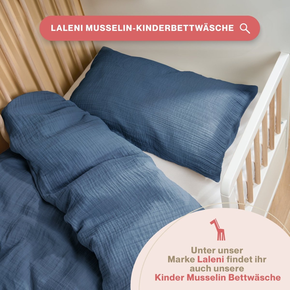 KISSENBEZUG Njord Musselin -