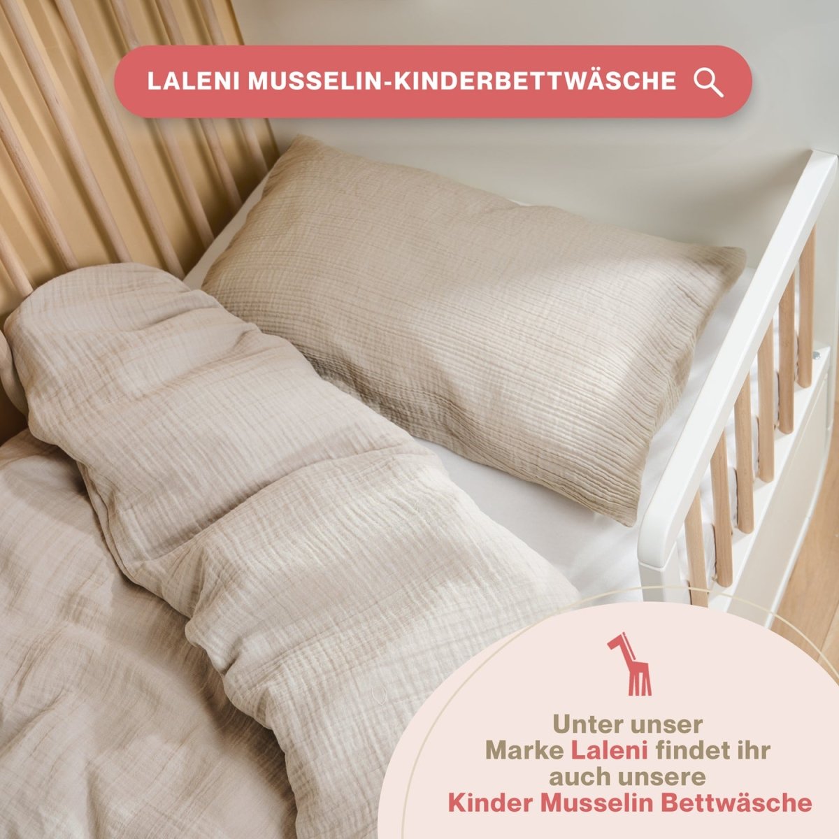 KISSENBEZUG Njord Musselin -