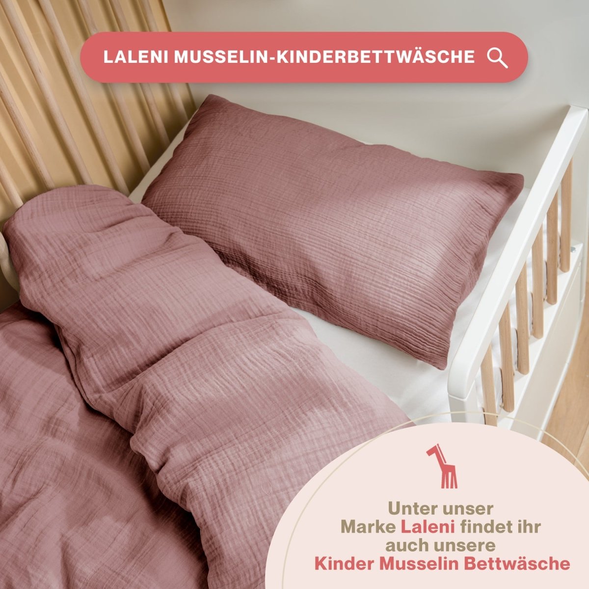 KISSENBEZUG Njord Musselin -