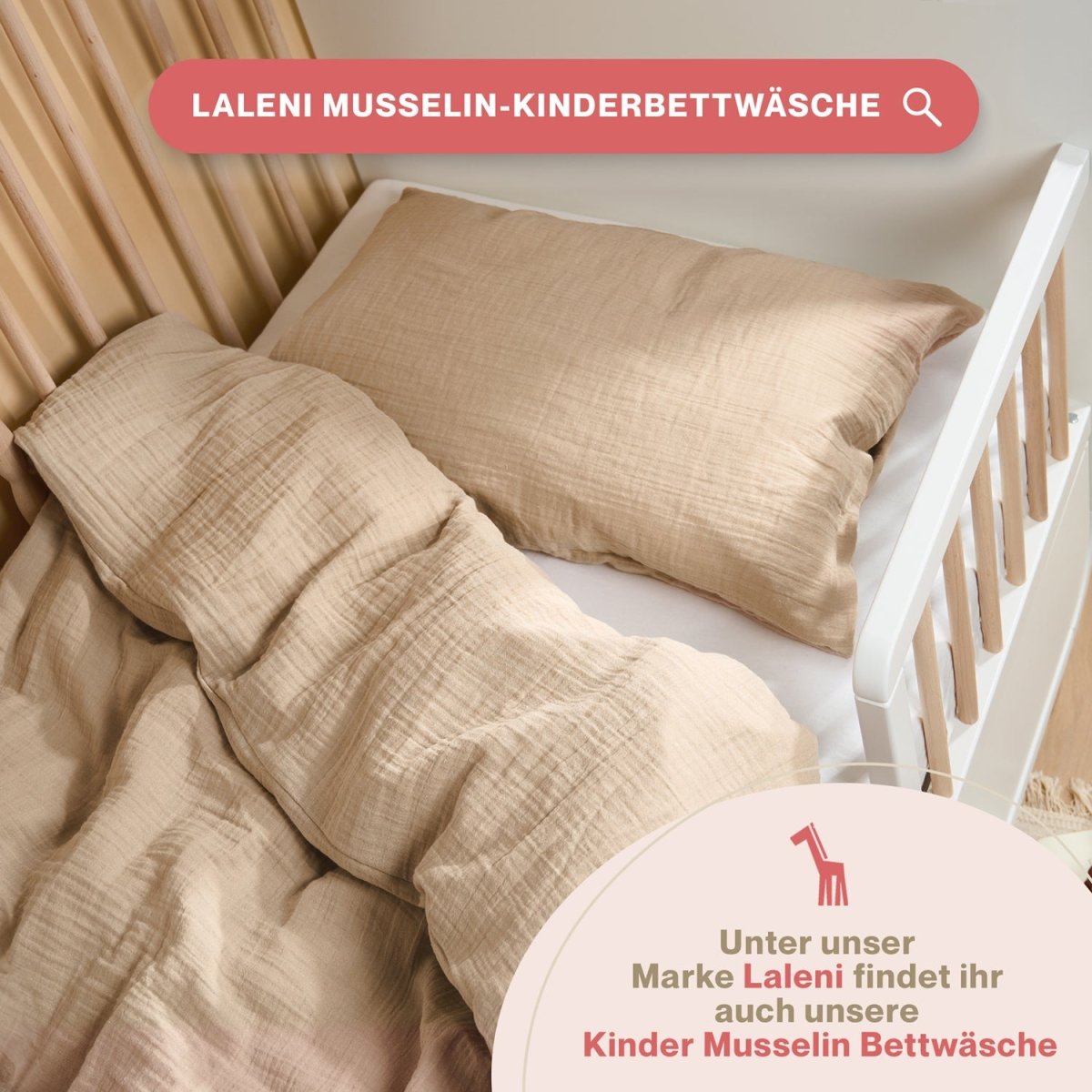 KISSENBEZUG Njord Musselin -