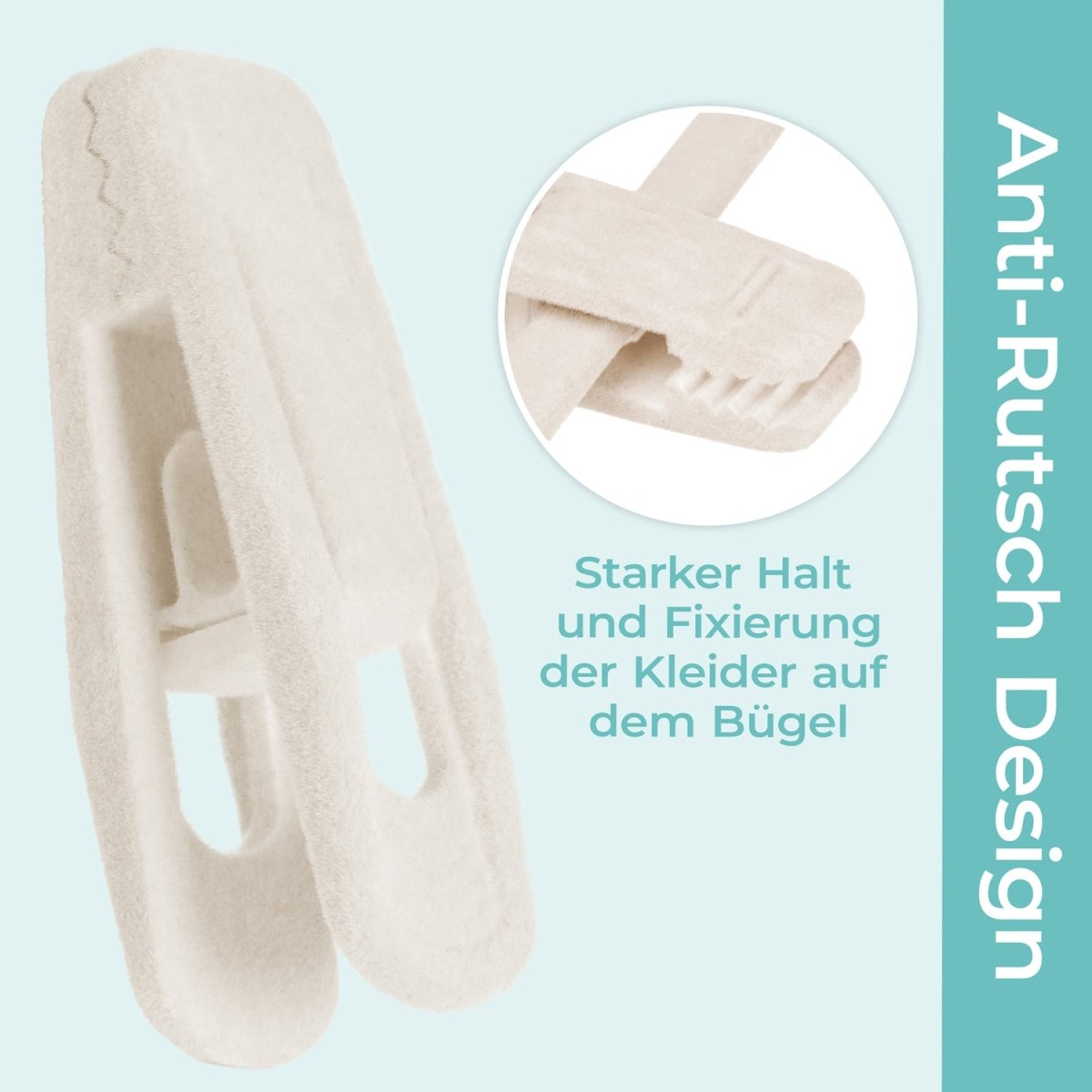 KLEIDERBÜGEL Tyra - mit Samtbezug -