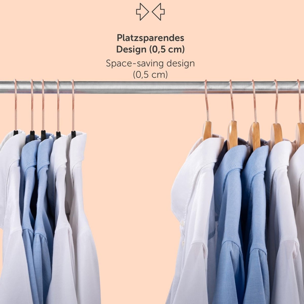 KLEIDERBÜGEL Tyra - mit Samtbezug -