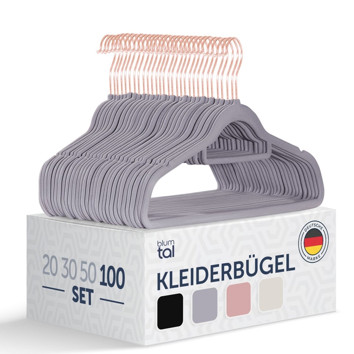 KLEIDERBÜGEL Tyra - mit Samtbezug -
