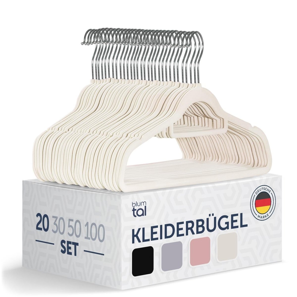 KLEIDERBÜGEL Tyra - mit Samtbezug -