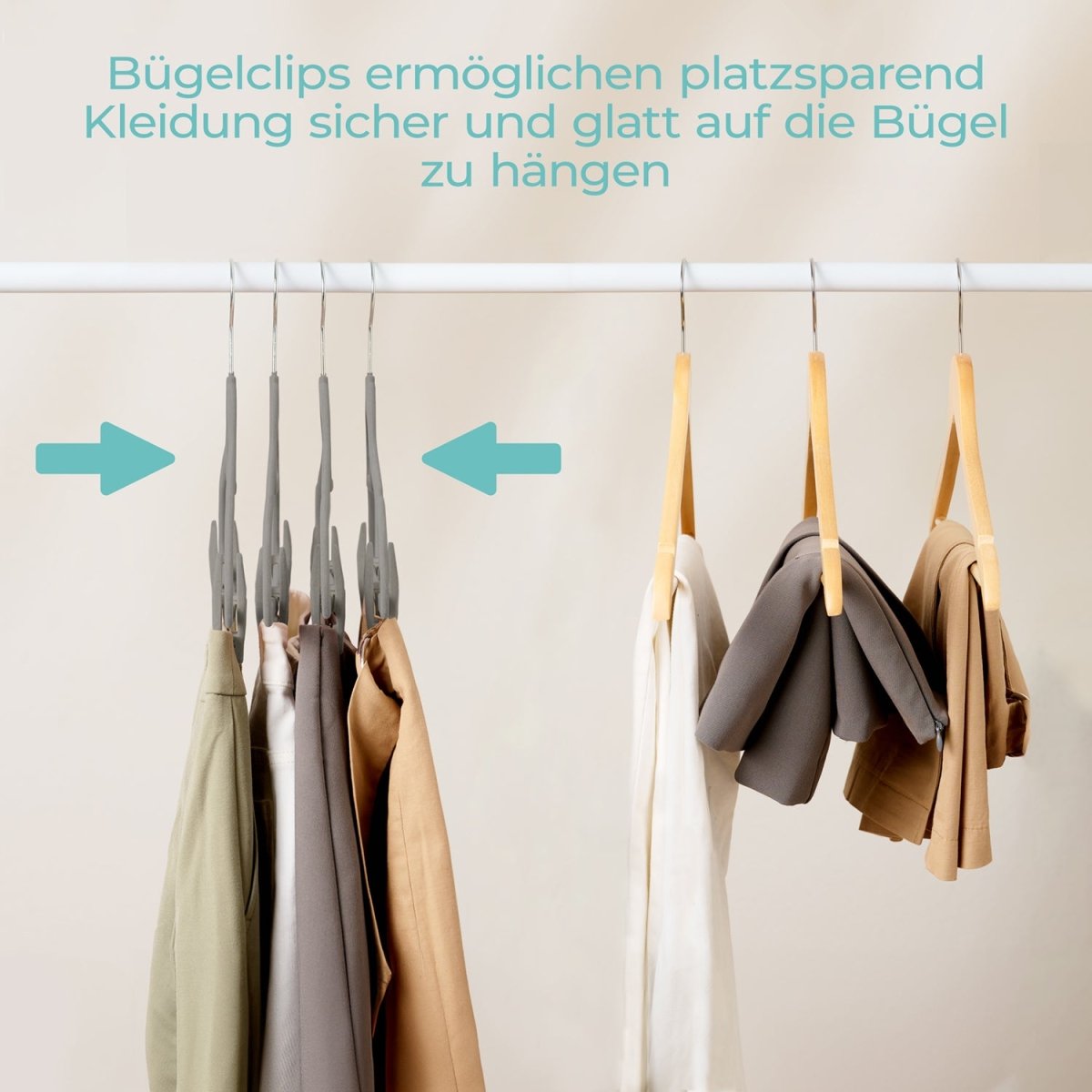 KLEIDERBÜGEL Tyra - mit Samtbezug -