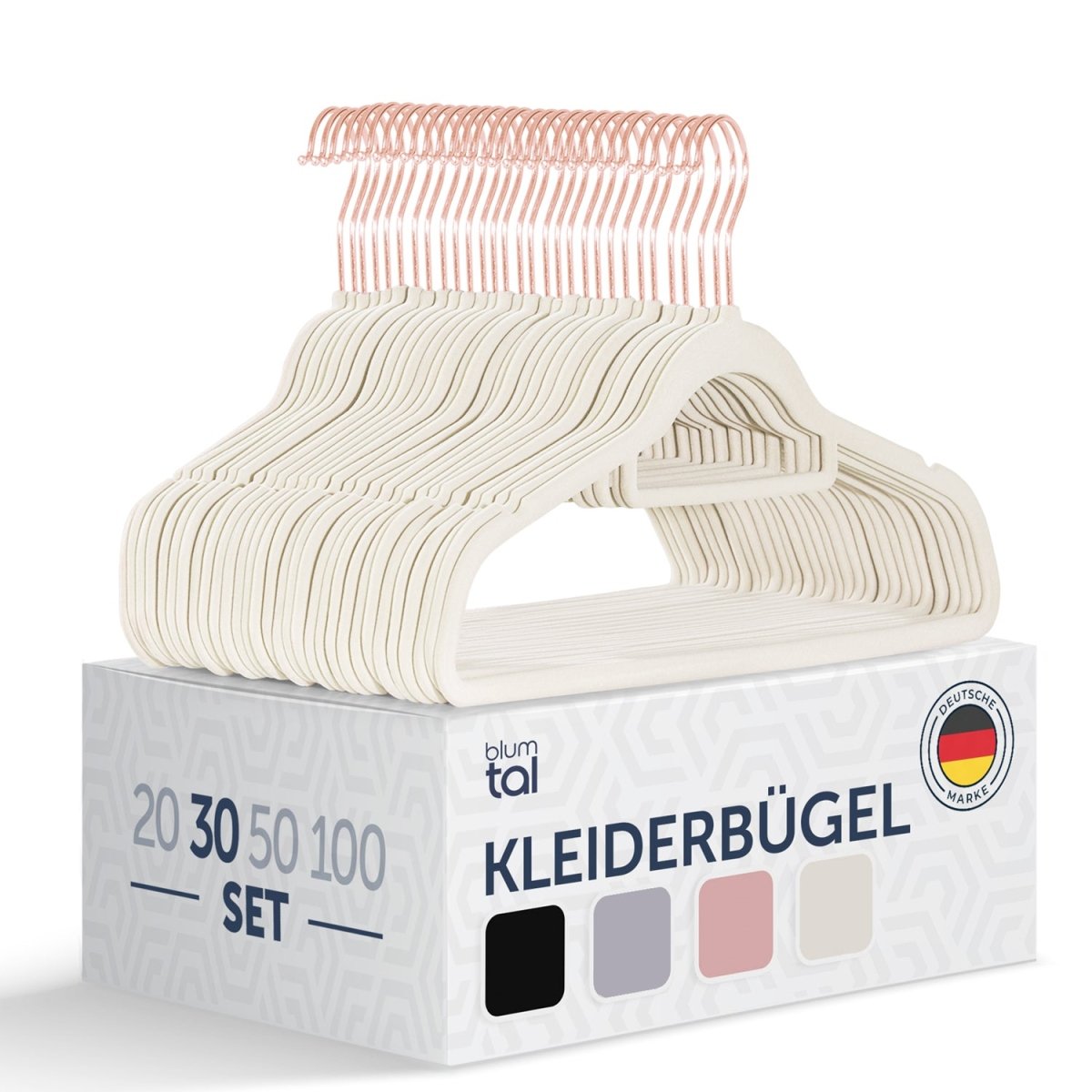 KLEIDERBÜGEL Tyra - mit Samtbezug -