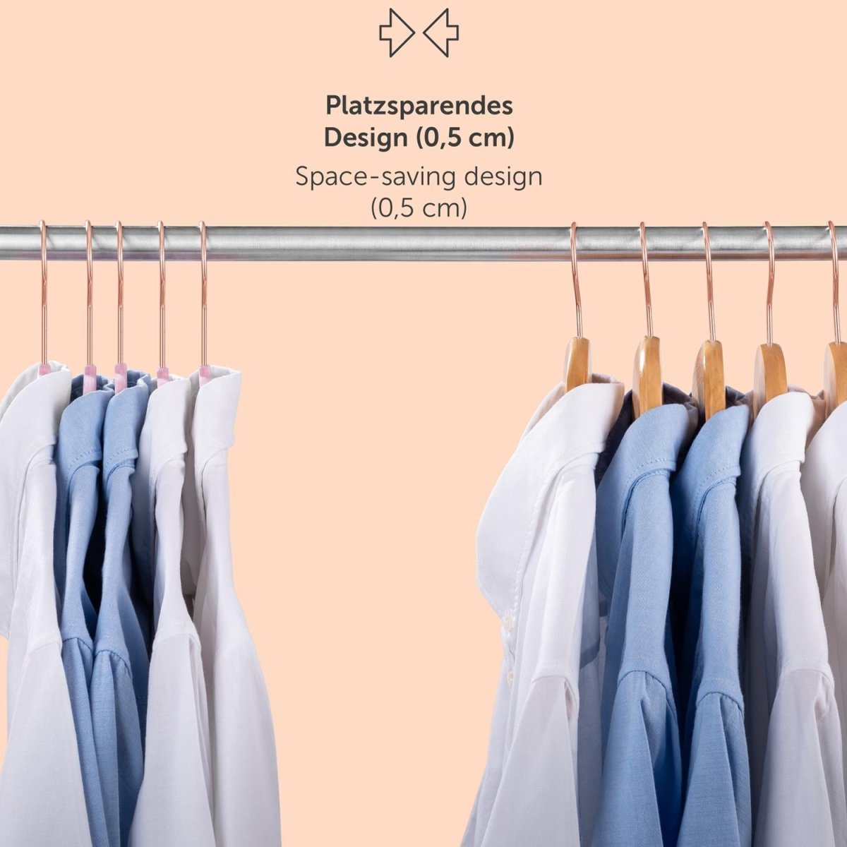 KLEIDERBÜGEL Tyra - mit Samtbezug -