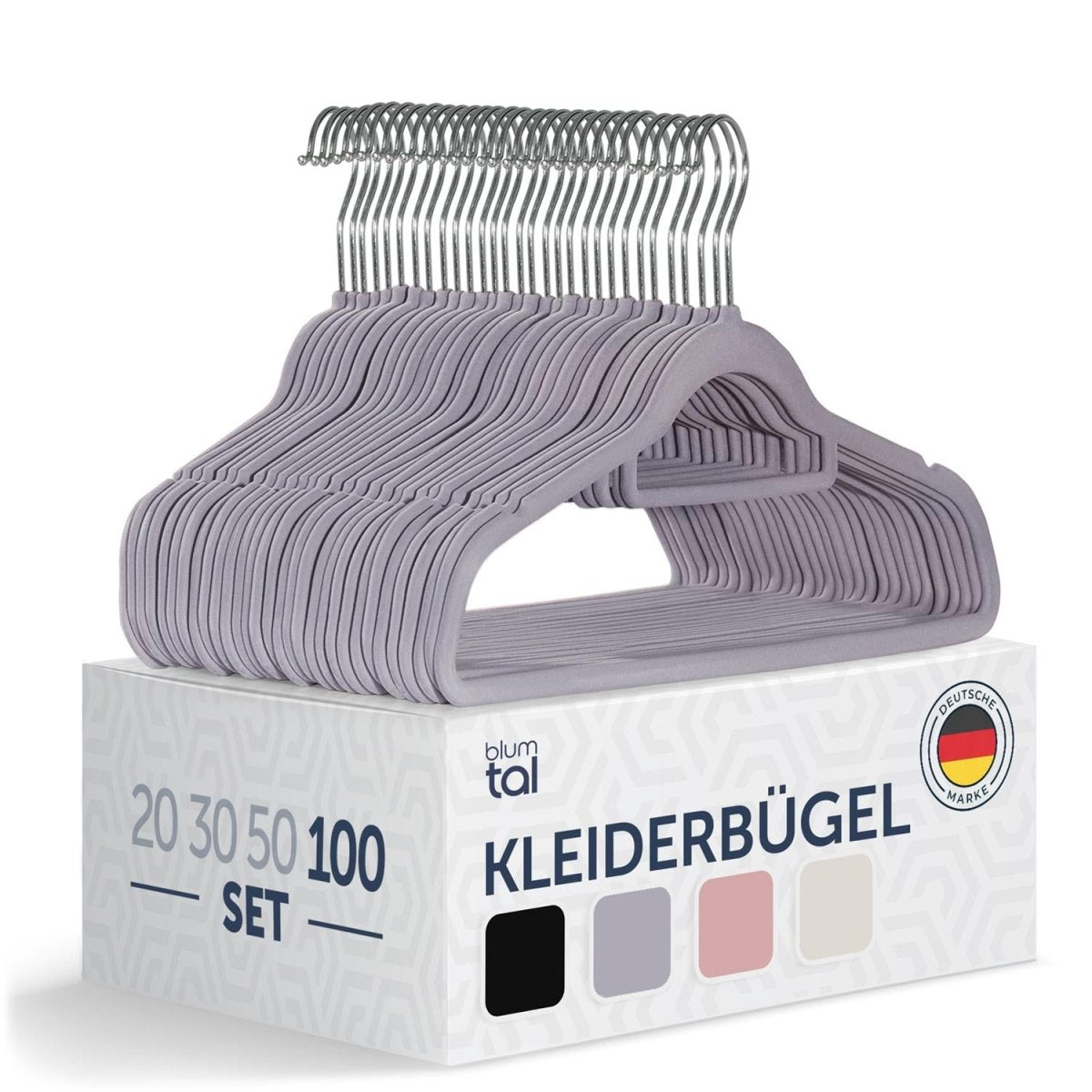 KLEIDERBÜGEL Tyra - mit Samtbezug -